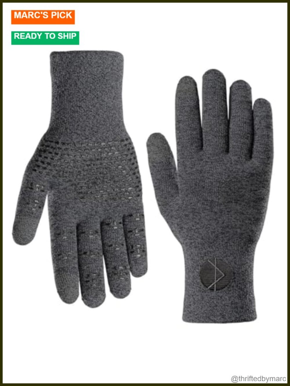 Waterproof Knit Gloves with Merino Wool Lining